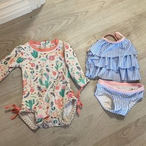 Ruffle Butts Swim Suit & Freebie